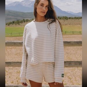 Daily Drills Aspen Classics Striped Cotton Long Sleeve